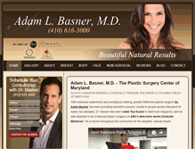 Tablet Screenshot of drbasner.com